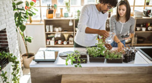 Cooking with homegrown herbs